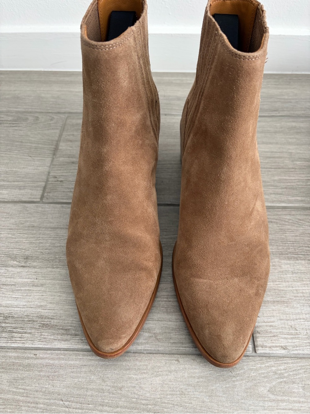rag & bone Tan Suede Ankle Boots